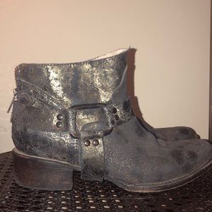 Free Bird Phlox Phoenix Metallic Motorcycle Boots